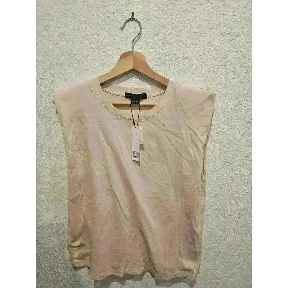 Sanctuary Shoulder Pad Sleveles Organic Cotton Viscouse material.  Extra Small.